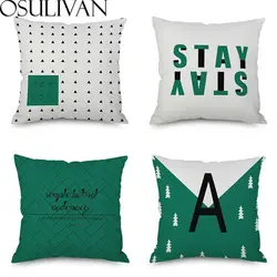 Osulivan геометрический чехол для подушки Cojines Decorativos Para Sofa Housse De Coussin Kussenhoes декоративные подушки