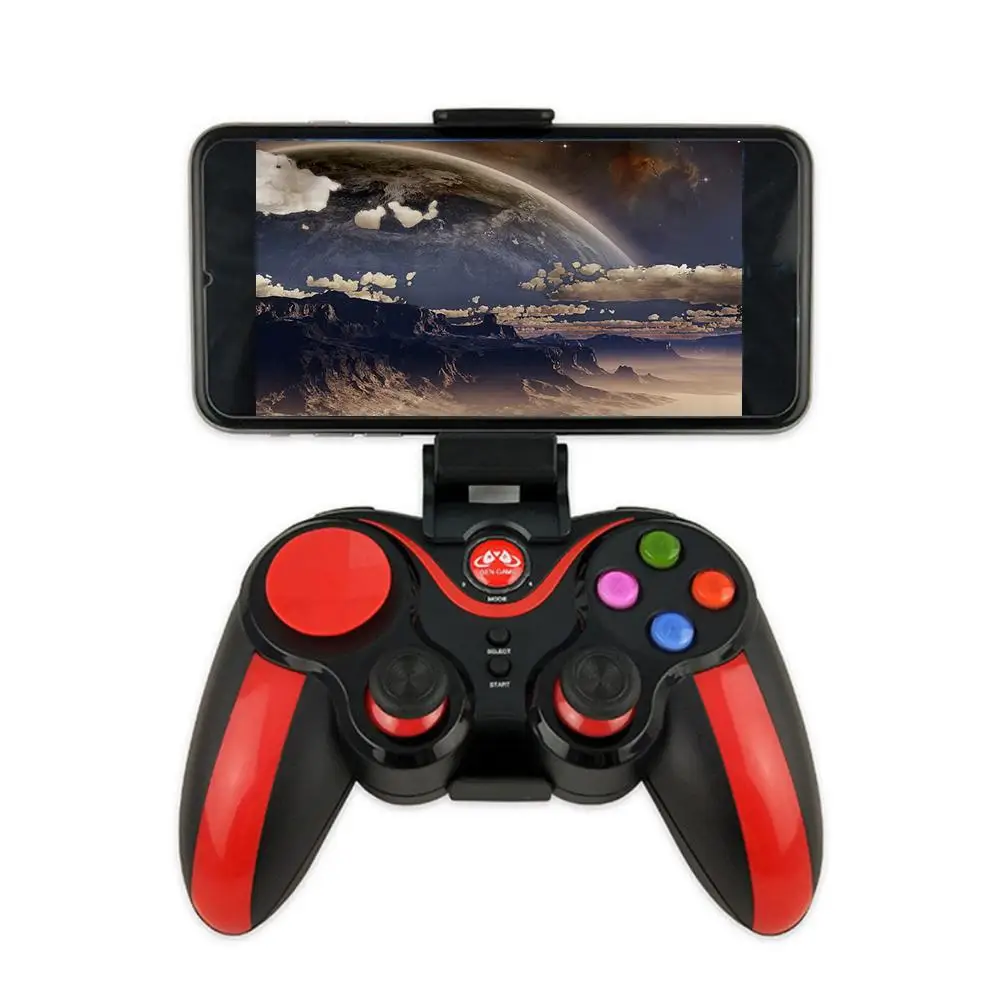 

Portable Wireless Bluetooth Gamepad For Mobile Phone Game Game Controller Plus Handle With Bracket For IPhone Xiaomi Huawei