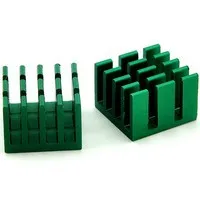 14x14x10mm heat sink green