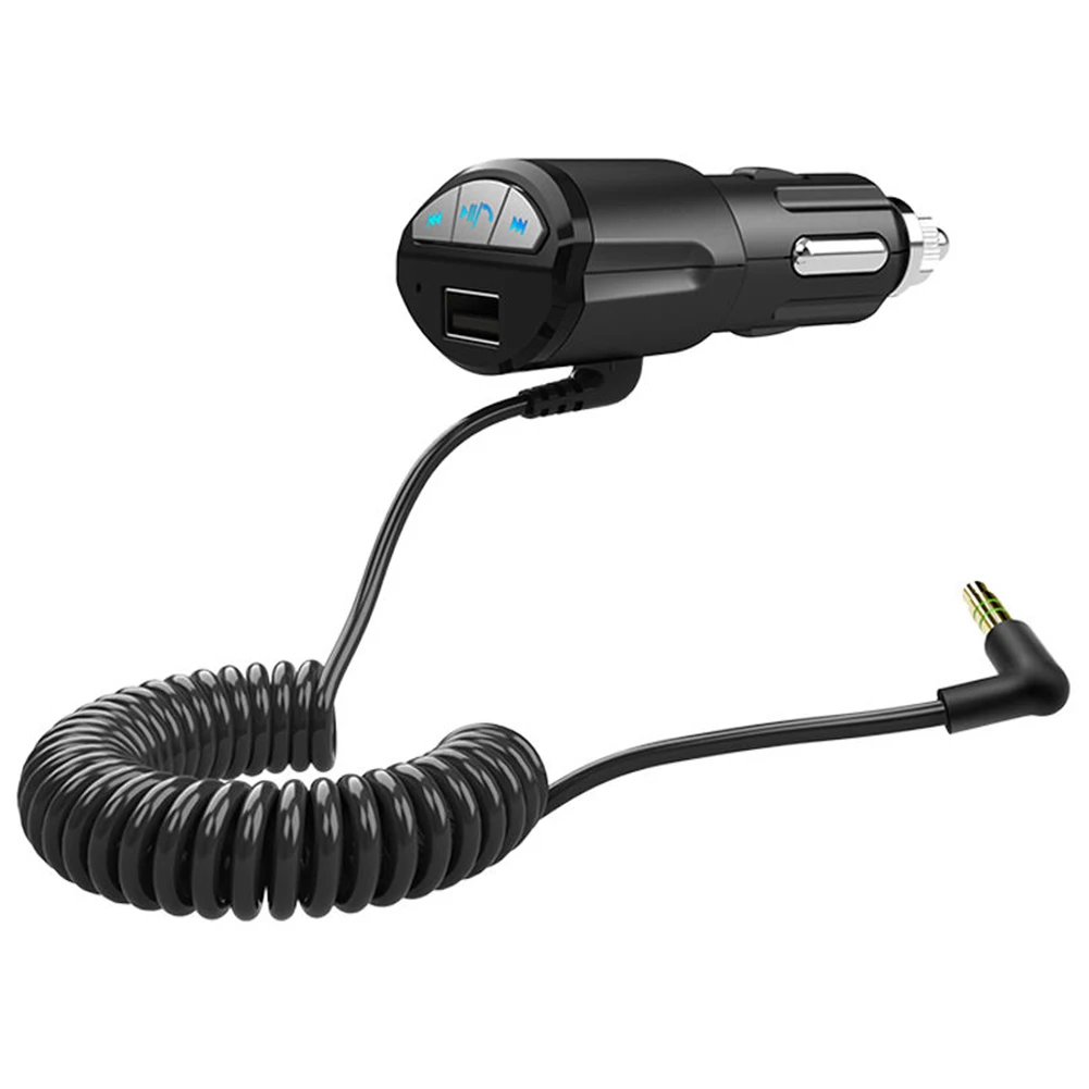 

Car Bluetooth Receiver Adapter 3.5mm Bluetooth Adapter Music Receiver AUX Stereo USB Charger Handsfree Car Audio #1218