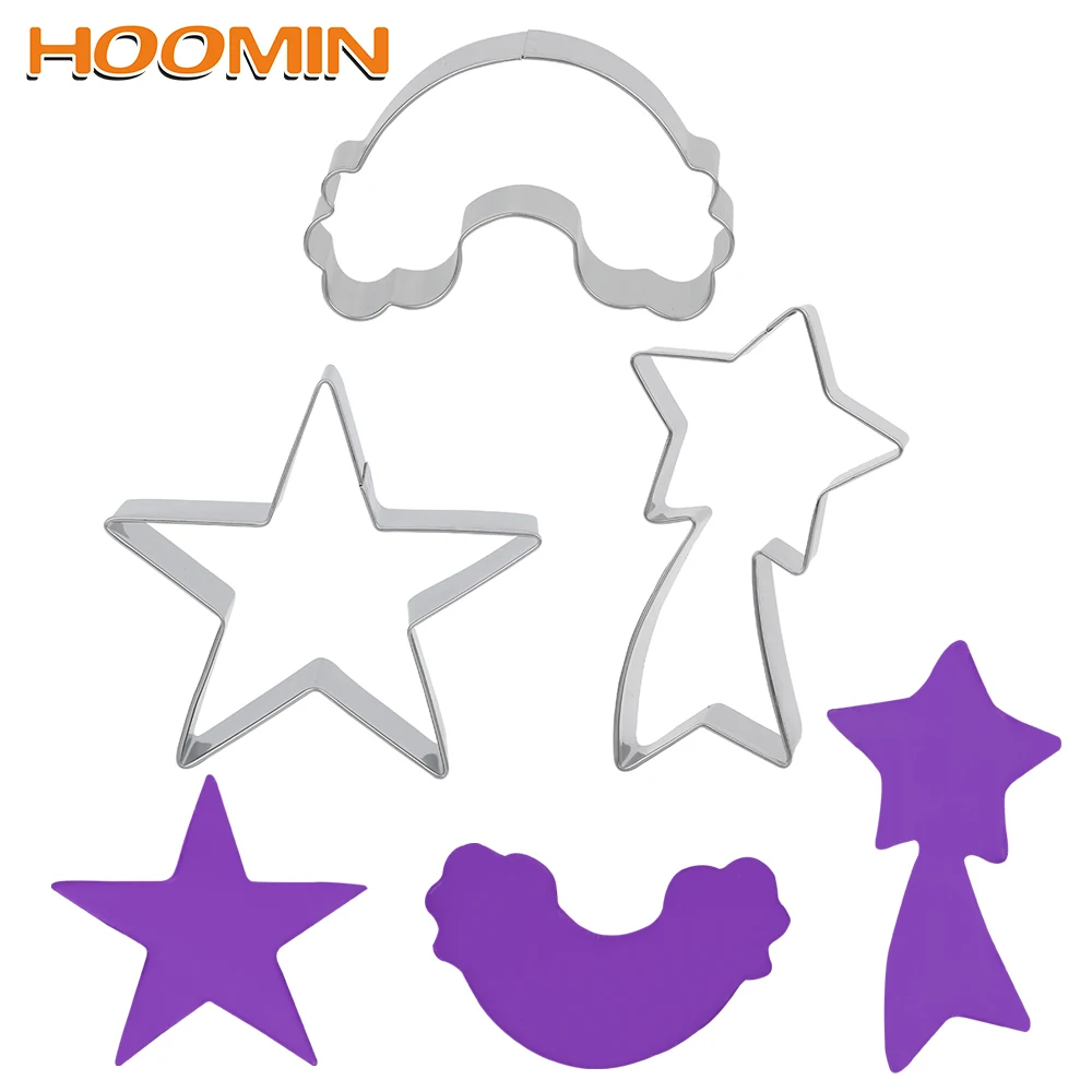 HOOMIN 3D печенья плунжерный резак торта Кондитерские инструменты для украшения DIY