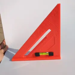 7 пластиковый квадратный плотник измерительная линейка макет треугольник Угол транспортир