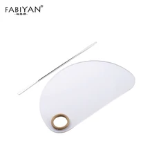 Лопаточка из нержавеющей стали набор стержней акриловая палитра косметический контур для лица основа тени для век Смешивание ногтей инструменты