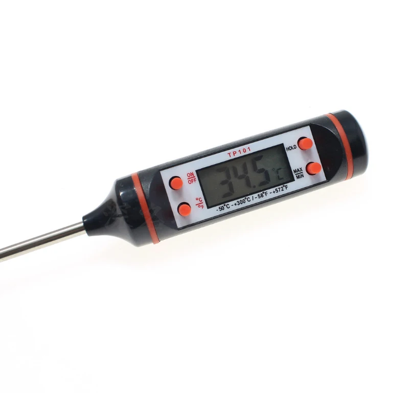 Цифровой Кухонный Термометр для барбекю, электронный зонд для приготовления пищи, мяса, воды, молока, мяса, термометр, кухонные инструменты, 1 шт