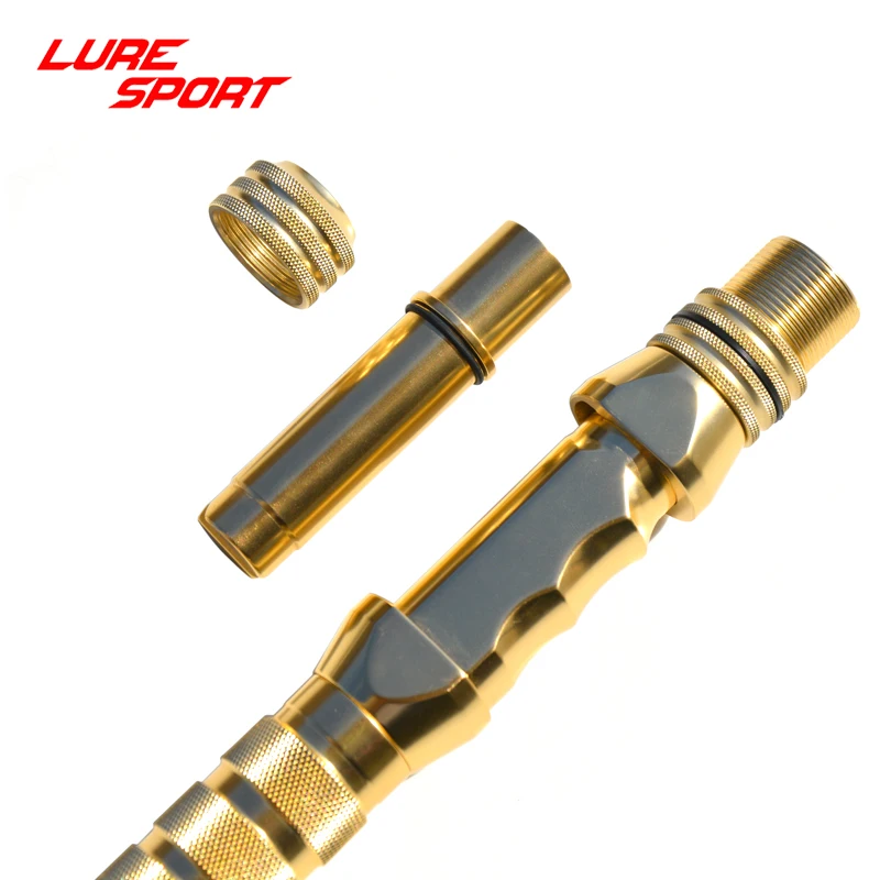 LURESPORT сверхмощный Троллинг, алюминиевая ручка, форма пальца, карданный шарнир, ягодичная катушка, сиденье, стержень, строительный компонент, ремонт, DIY аксессуар