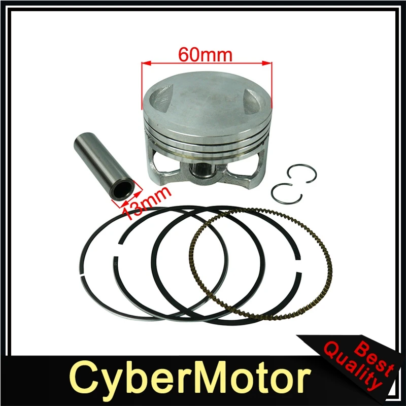 

60mm Piston 13mm Pin Kit For Zongshen Z155 150cc 155cc 160cc 1P60YMJ Pit Dirt Bike WPB Braaap Atomic Piranha Explorer Orion