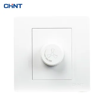 

CHINT Electric Fan Wall Switch 86 Type Wall Switch Panel NEW7N Adjust Speed Switch Free Shipping