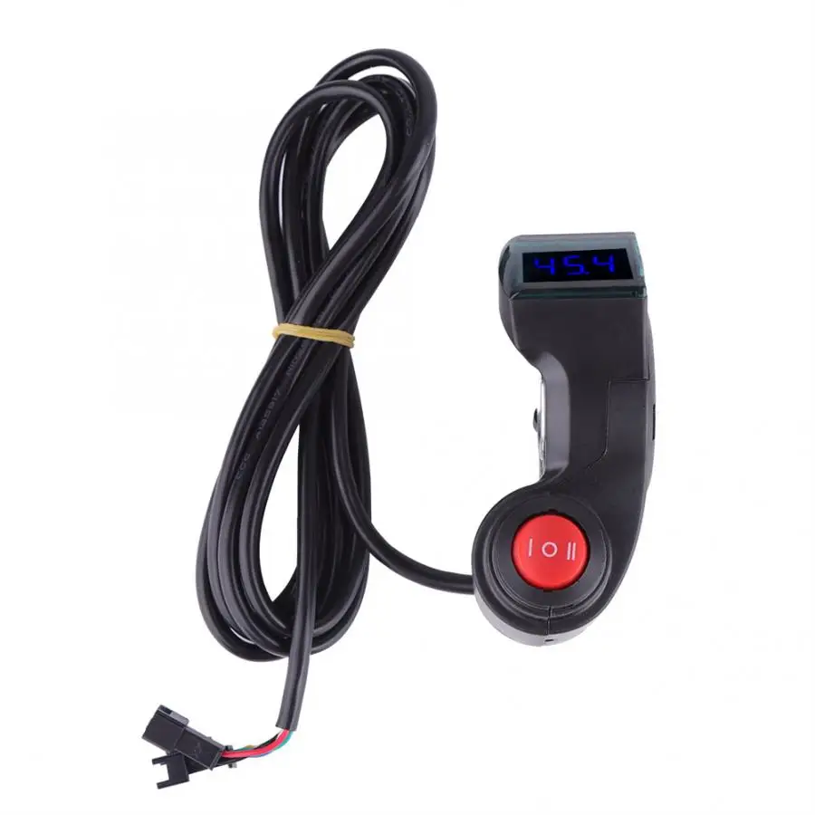 Clearance Electric Scooter Thumb Throttle with LCD Digital Battery Voltage Display and 3 Speed Switch for Bike Bicycle E-bike Motor 1 Clearance Electric Scooter Thumb Throttle with LCD Digital Battery Voltage Display and 3 Speed Switch for Bike Bicycle E-bike Motor 1