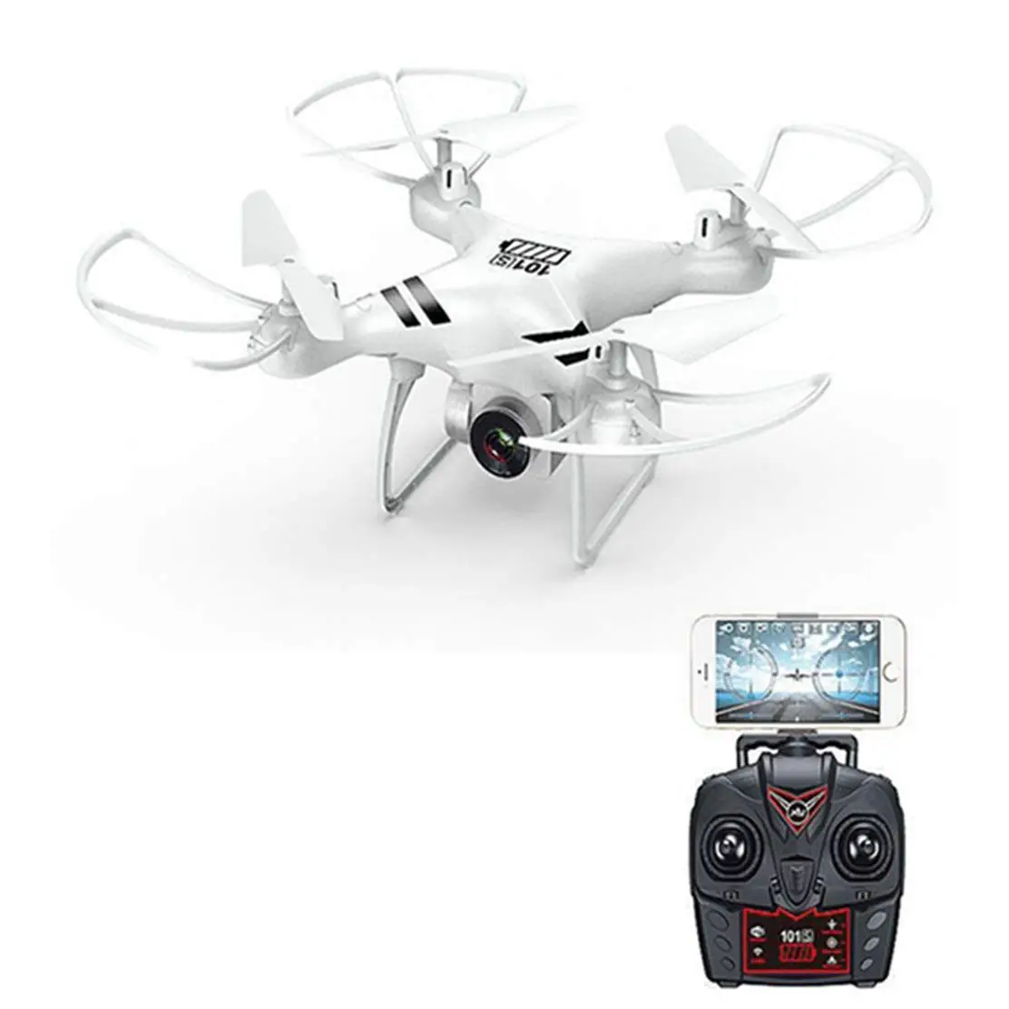 

WiFi FPV Wide Angle Camera Selfie 3D Flips Quadcopter FPV HD Adjustable Camera Altitude One Key Return/Landing/ Off Headless Q