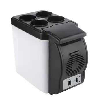 

Intelligent 6L 12V Kitchen Refrigerator Cooler Warmer Smart Refrigerator Thermoelectric Electric Fridge for Home Office RV Boat