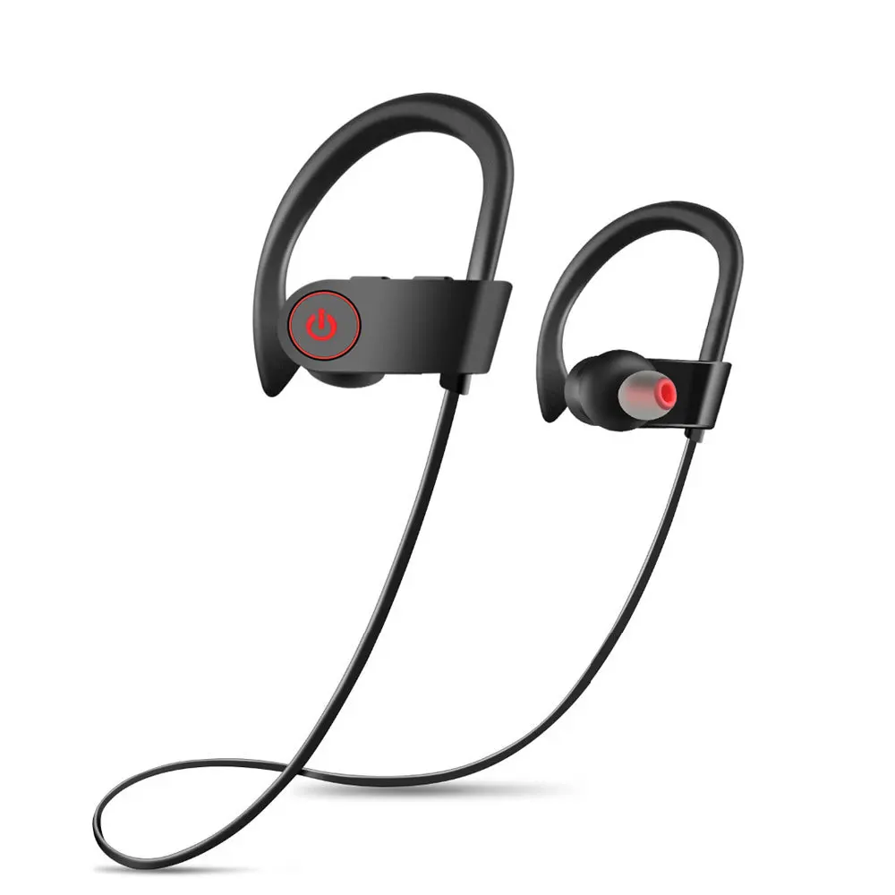 Новые спортивные Bluetooth наушники с басами водонепроницаемые беспроводные и
