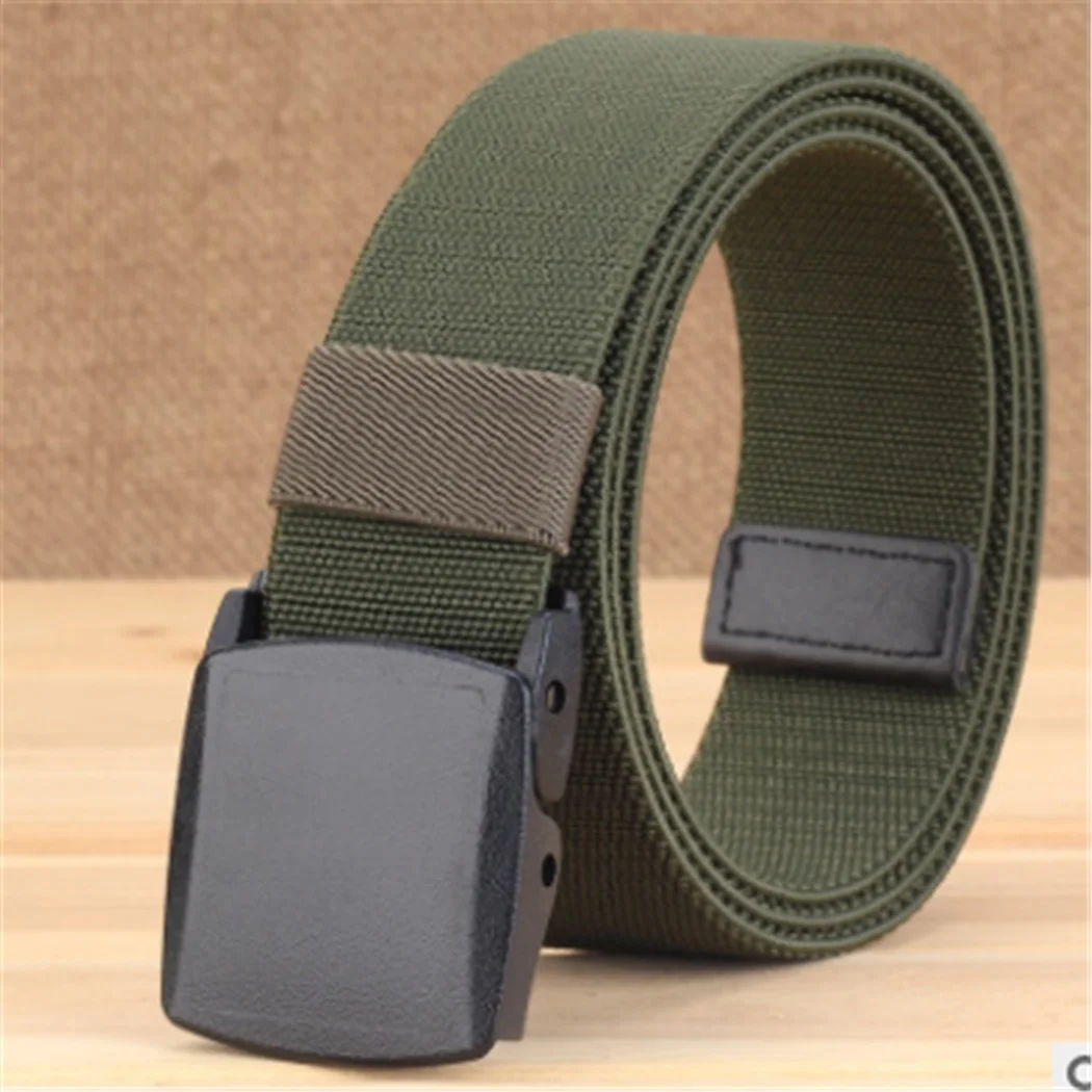 120CM Elastic Weave Belt Men Combat Army Military Tactical Belts High ...