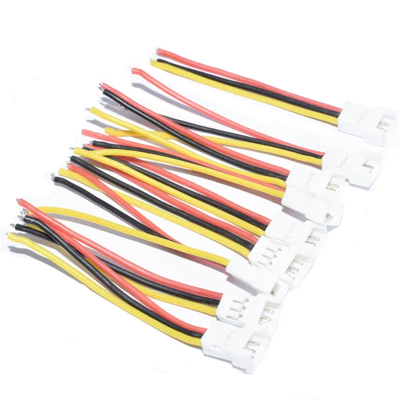 

10 PCS JST-SH 1.25mm 3Pins 3P Soft Silicone Plug Connection Cable Wire for RC Drone FPV Racing Models Spare Parts DIY Accs