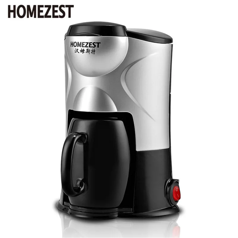 HOMEZEST 220 В/300 Вт мини капельная Кофеварка с одной чашкой кофе машина бытовой песочные часы кофе 150 мл с керамической чашкой CM-801