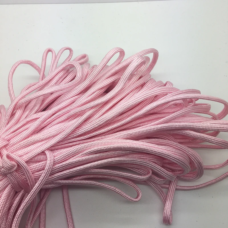

10yds/Lot Pink Paracord Bracelets Rope 7 Strand Parachute Cord CAMPING HiKING #SZ66