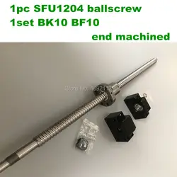 СФУ/RM 1204 ШВП 1100 1200 1500 мм + 1204 Ballnut + BK10/BF10 Конец поддержка для ЧПУ частей