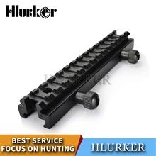 Hlurker Тактический 0,5 дюймов крепление 13 слот 20 мм Пикатинни Вивер Железнодорожный стояк крепление для AR15 M4 M16 пневматический пистолет страйкбол