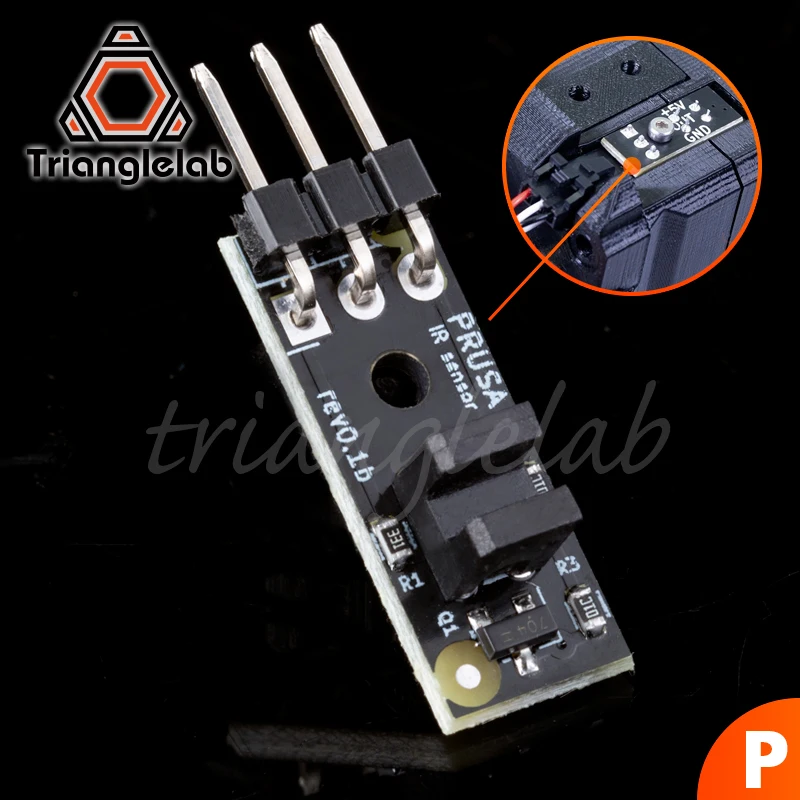 trianglelab prusa i3 MK3S Filament sensor IR sensor afbeelding