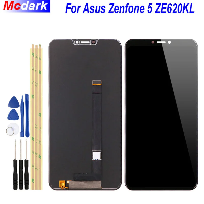 Mcdark 6 2 дюймов для Asus Zenfone 5 ZE620KL ЖК дисплей и сенсорный экран планшета Ассамблеи