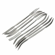 8 шт. набор 200 мм поделки Riffler Rifler дерево Рашпиль файл двухсторонний грубая+ сумка