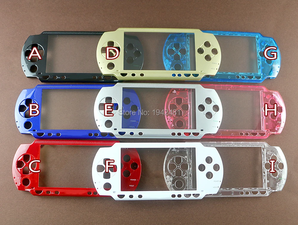 Replacement Housing Front Faceplate Case Shell Cover For Psp1000 Psp 1000 1001 1006 Console 9colors Available Replacement Parts Accessories Aliexpress