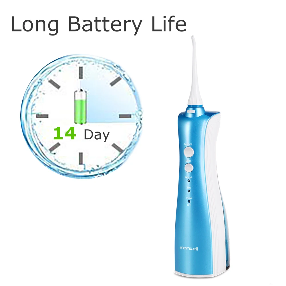  Oral Irrigator rechargeable water flosser teeth clean portable dental water jet inductive charging 