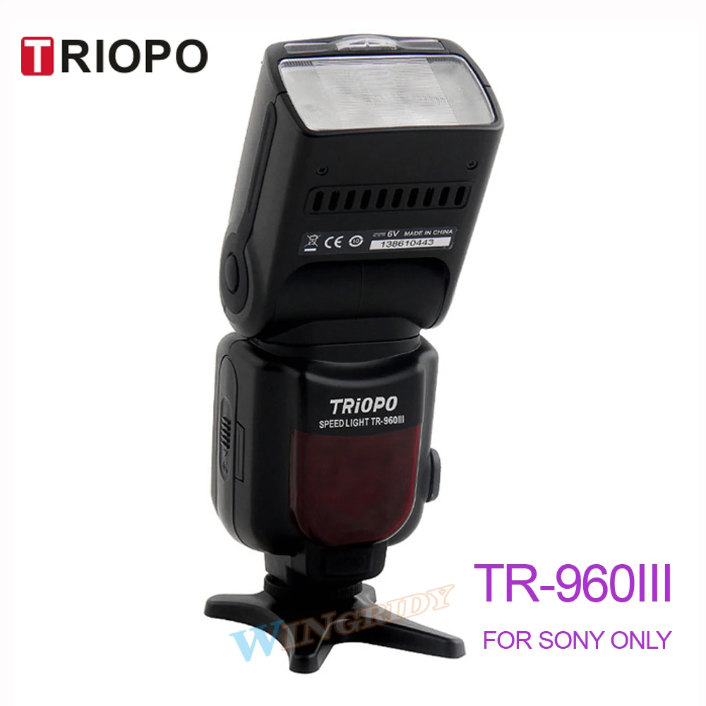 

Triopo TR-960III Flash Light TR960III Speedlite Manual flash Universal For SONY DSLR