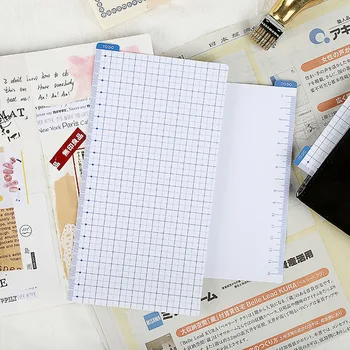 

A5 A6 Size White Page Marker Rangefinder Drawing Bookmark Notebook Based Plate for Creative Cut Writing Student Supply Ruler