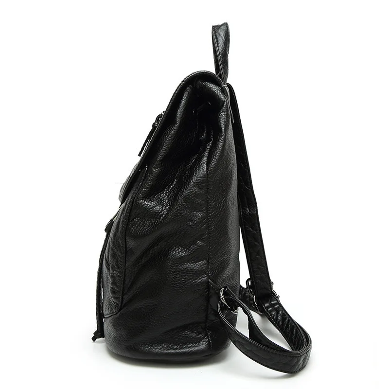 Женские рюкзаки с кисточками, Модный повседневный мягкий рюкзак из натуральной кожи для девочек, Mochila Mujer Feminina Back Pack Sac A Dos Femme
