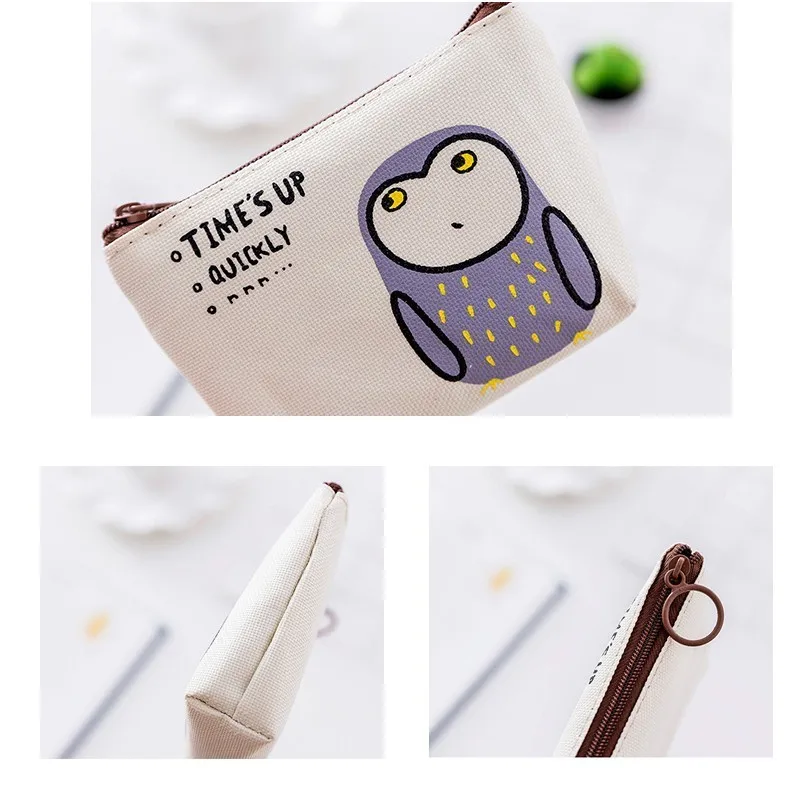 Mini Children s Pocket Wallets Coin bags Lovely Cartoon Animal coin purse kids Small Change Pouch Zipper Wallet Key Card Holder