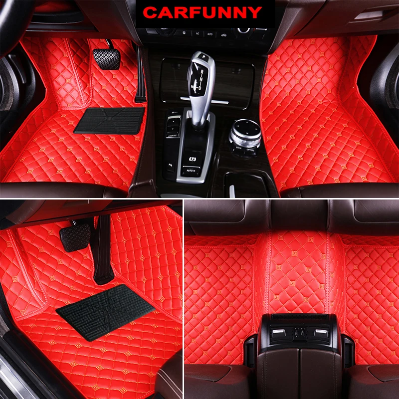 Carfunny автомобильные коврики подходят для леворульных автомобилей ручным