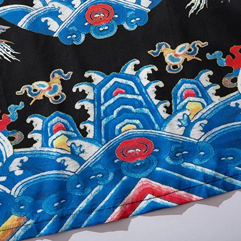 Harajuku Kimono Jacket Japanese Hip Hop Men Streetwear Jacket Ancient Chinese Robe Dragon Summer Thin Retro Style Tops DQ002 Harajuku Kimono Jacket Japanese Hip Hop Men Streetwear Jacket Ancient Chinese Robe Dragon Summer Thin Retro Style Tops DQ002
