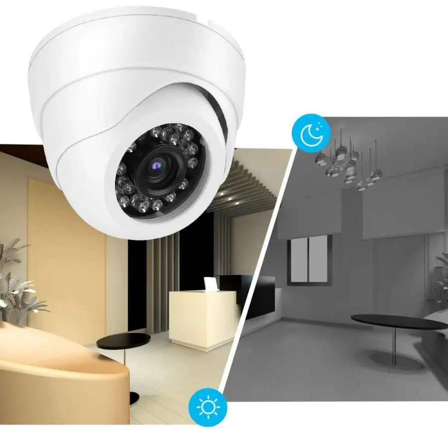 Ip камера AHD 720P купольная инфракрасная видеонаблюдения с ночным видением