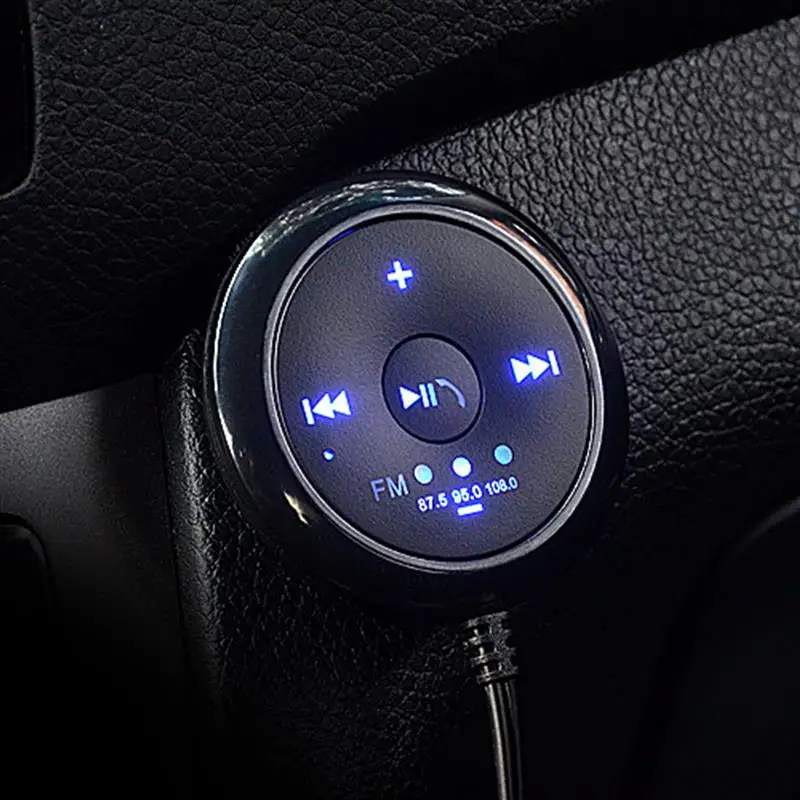 Автомобильный Bluetooth динамик AOZBZ AUX колонка с питанием от USB FM радио Aux беспроводной