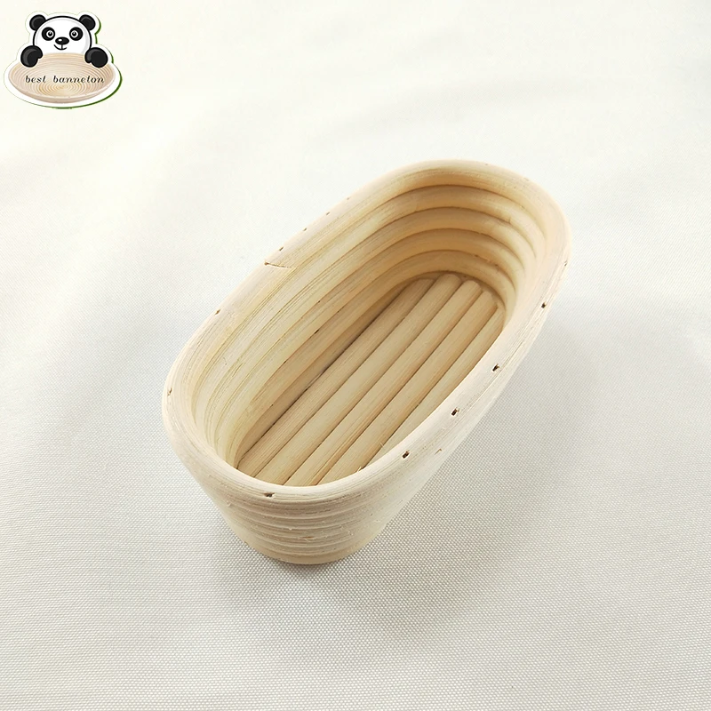 Best banneton Professional seller handmade natural environmentally friendly baking bakery 6 inch oval proving basket