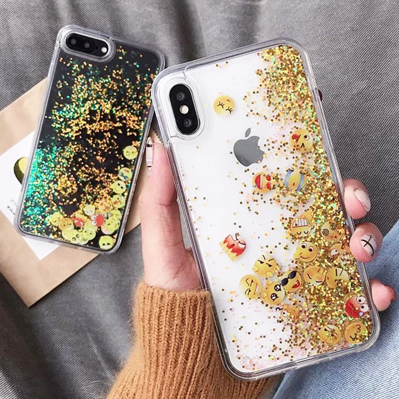 Quicksand Expression Pack For iPhone XS MAX XR Mobile Case Funny Phone X Creative For iPhone