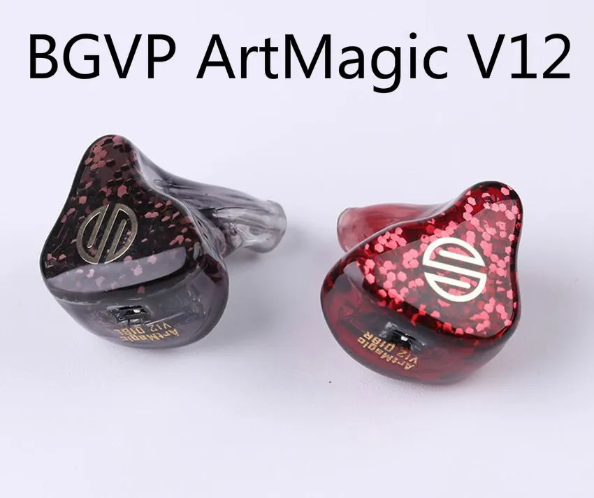 BGVP ArtMagic V12 12 сбалансированный драйвер арматуры 12BA наушники в ухо HiFi Audiphile монитор с 0,78 мм 2Pin кабель на заказ IEM DMG