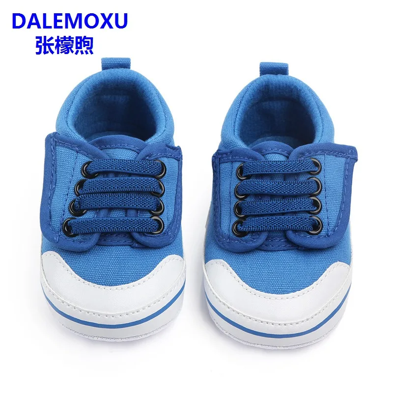 DALEMOXU новорожденный Теннисный мальчик девочка обувь для малышей младенцев Повседневная обувь Джинсовая мягкая подошва ребенок Prewalker мальчик обувь для 1 года