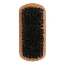 Для мужчин из бука борода Стайлинг формирование Лица Массажная расческа усы Уход за волосами инструмент