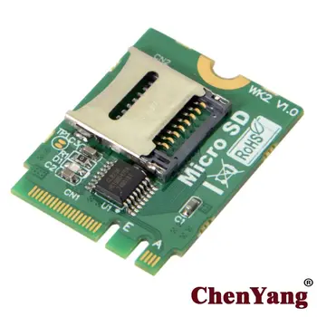 

10pcs/lot key A.E M2 NGFF WIFI Slot To Micro SD SDHC SDXC TF card Rearder T-Flash Card M.2 A+E Card Adapter Kit