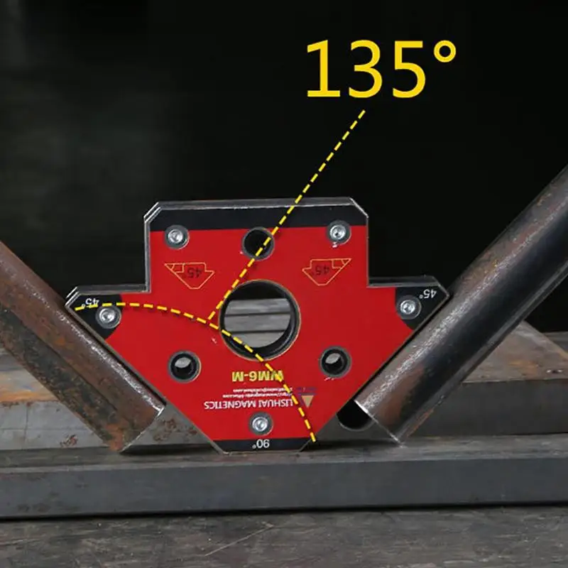 

Arrow-type Magnetic Welding Holder Welding Fixture Nd-Fe-B Corner Welding Magnets Right Angle Clamp Welding Holder