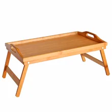 Портативный Бамбуковый и деревянный складной стол для завтрака, кровать, сервировочный поднос, стиль, низкий чайный столик, мебель, складной стол для ноутбука, стол для еды