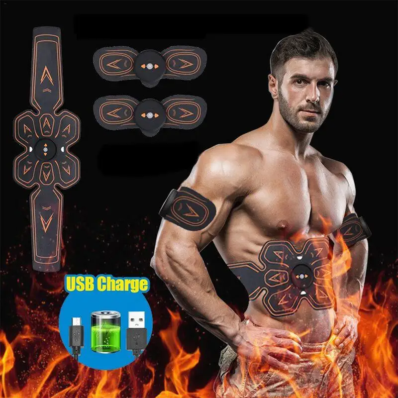 Smart EMS Abdominal Muscle Stimulator Exerciser Intensive Ejercicio Training Weight Loss Slimming Massager Fitness Machine