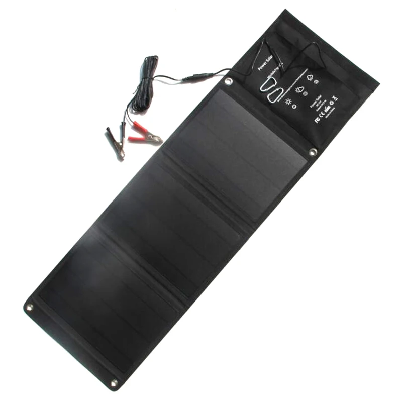 

Hot Sale 21W Solar Panel+Foldable Solar Charger For Mobile Pohone/12V Battery Car Charger Dual Usb5V And Dc18V Output