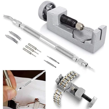 

9 Pcs Watch Strap Link Remover Kit Watch Band Link Pin Removal Watch Repair Tool