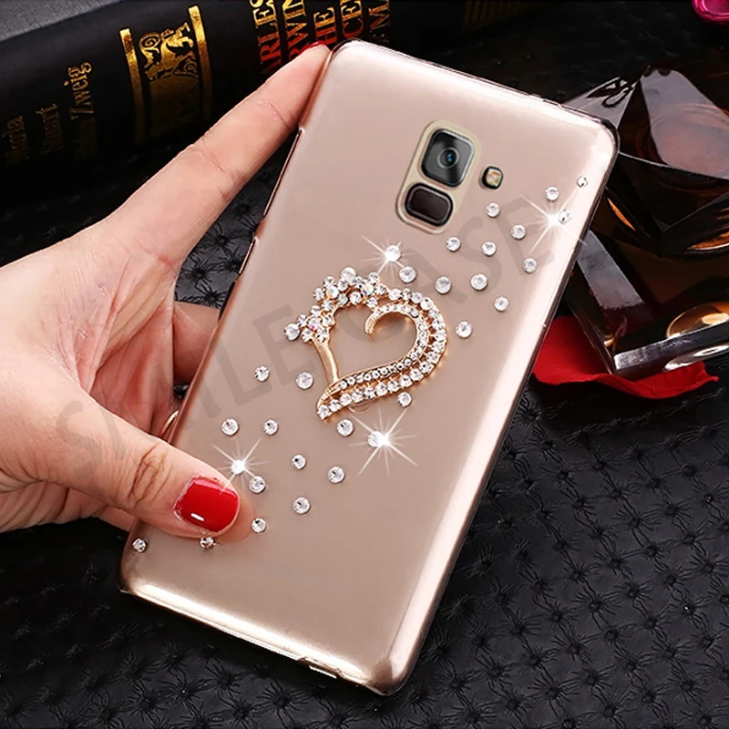 Чехол iSecret для Samsung Galaxy A6 A6s A7 A8 A9 2018 с блестящими стразами A3 A5 2017 Чехлы 2016|case for samsung