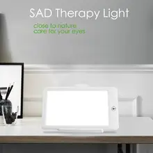 SAD Therapy Lamp 3 Modes Seasonal Affective Disorder Phototherapy 6500K Simulating Natural Daylight US Plug SAD