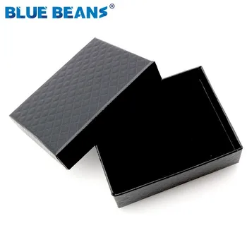 

new 1pc Square jewelry organizer box Engagement Ring For Earrings Necklace Bracelet Display Gift Box Holder Black red white navy