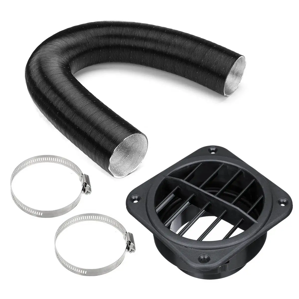 

75mm Heater Duct Hose Pipe Air Vent Outlet For Diesel Parking Heater Hose Clip for Eberspacher Propex