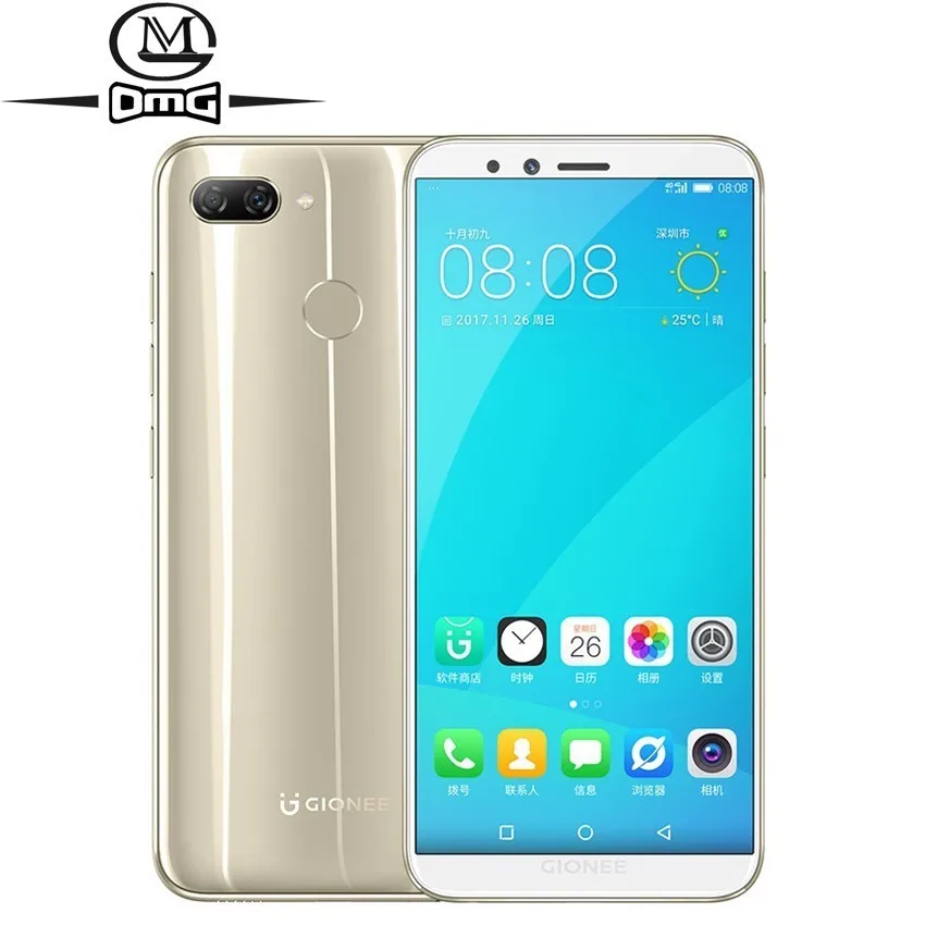 

Gionee S11 Lite Android 7.1 4G Smartphone MSM8937 Snapdragon 430 Octa Core mobile phone 5.7" 4GB RAM Unlock Fingerprint phones